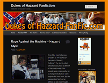 Tablet Screenshot of dukesofhazzardfanfic.com
